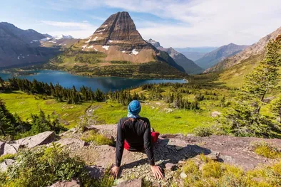 Wanderung im Glacier National Park, Montana
