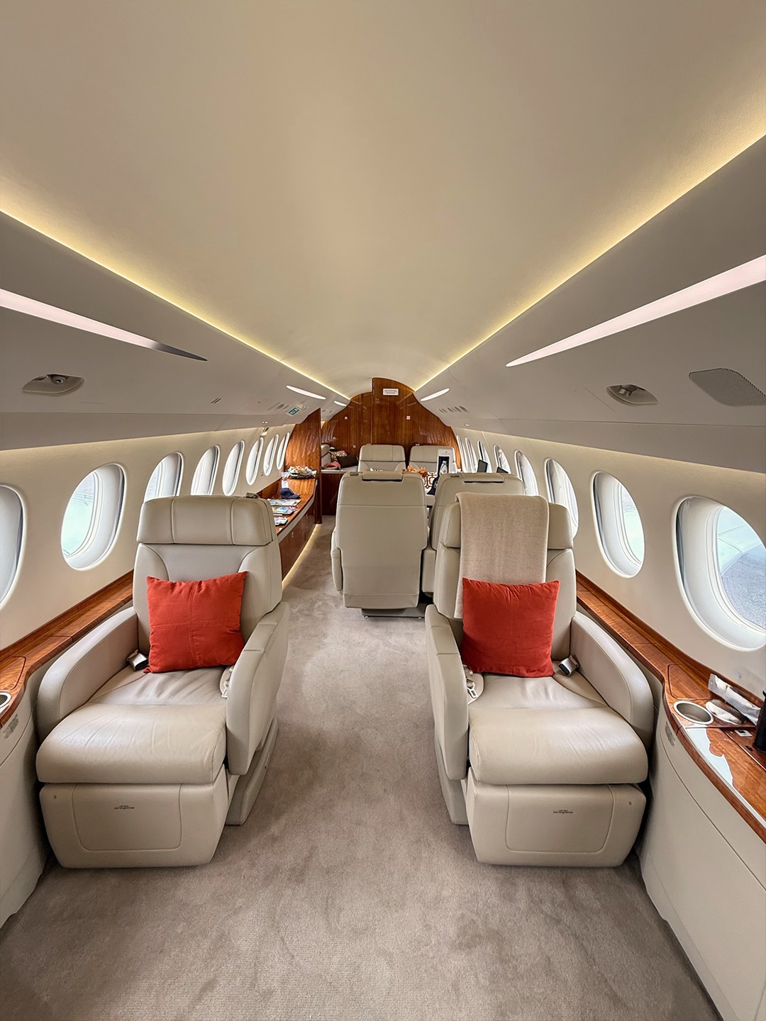 The comfort of home, above the clouds.