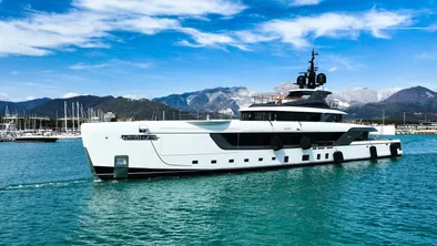 Image of the Admiral 55-meter superyacht SILVER STAR, showcasing Italian craftsmanship.
