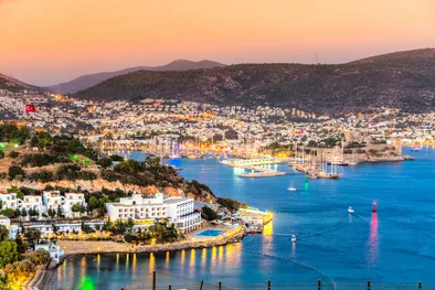 Sonnenuntergang in Bodrum