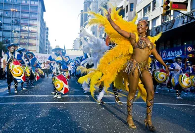 Scène du défilé du carnaval