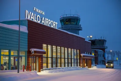 Terminal de l'aéroport d’Ivalo.