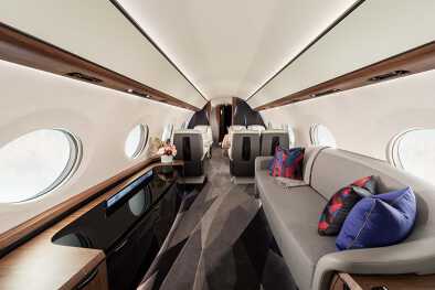 Intérieur de la cabine du Gulfstream G700