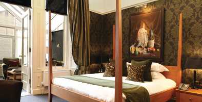 cozy and opulent suite in hotel du vin glasgow