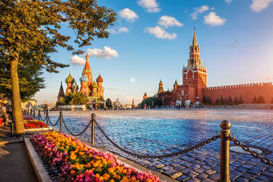 view over the city of moscow