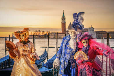 Dressed up for the Carnival in Venice Dressed up for the Carnival in Venice